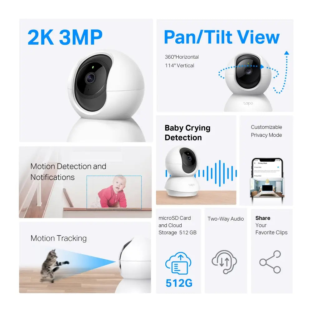 TP-Link Tapo TC71 Pan/Tilt Home Security Wi-Fi Camera — image 2