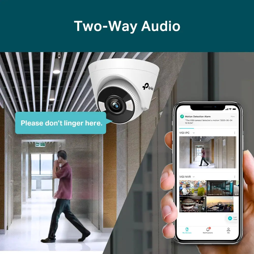 TP-Link VIGI C450 5MP Full-Colour Turret Network Camera 2.8mm Lens — image 3