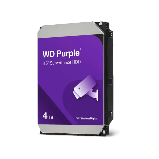 WD Purple Surveillance HDD for CCTV & NVR – 2TB to 14TB