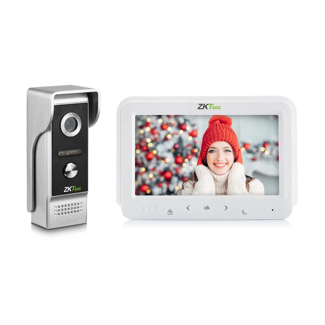 ZKTeco VK07-A50L 4-Wire 7" Video Intercom Kit — image 1